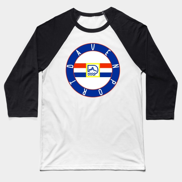 Davenport Flag Decal Baseball T-Shirt by zsonn